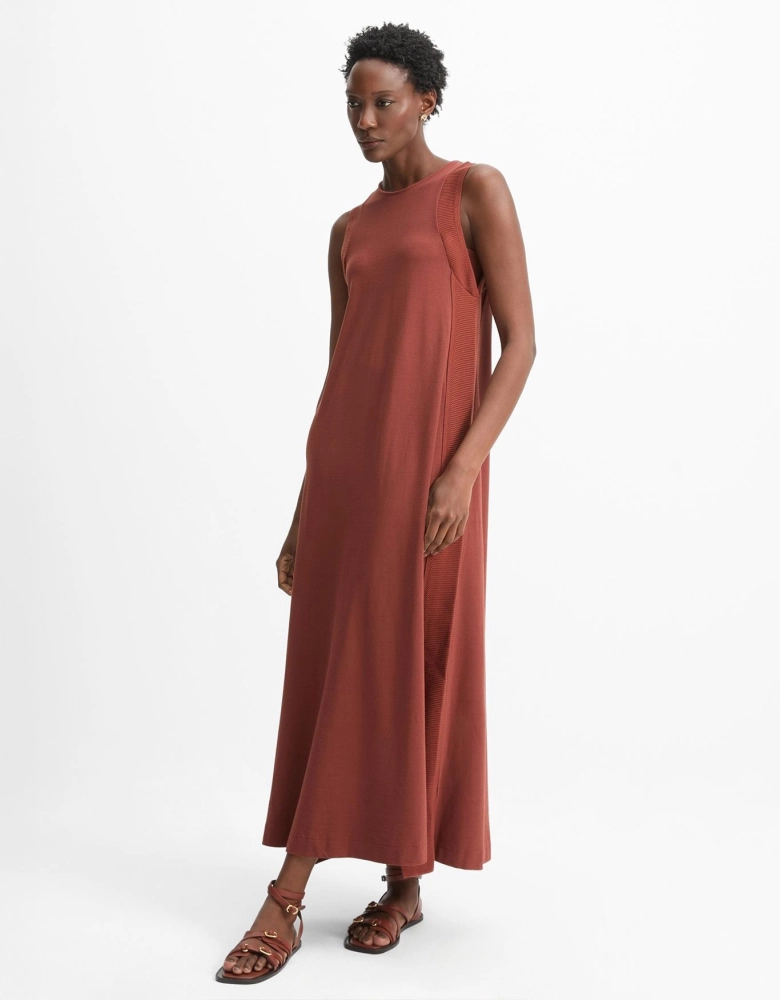 Vestido Malha Retilinea Lateral