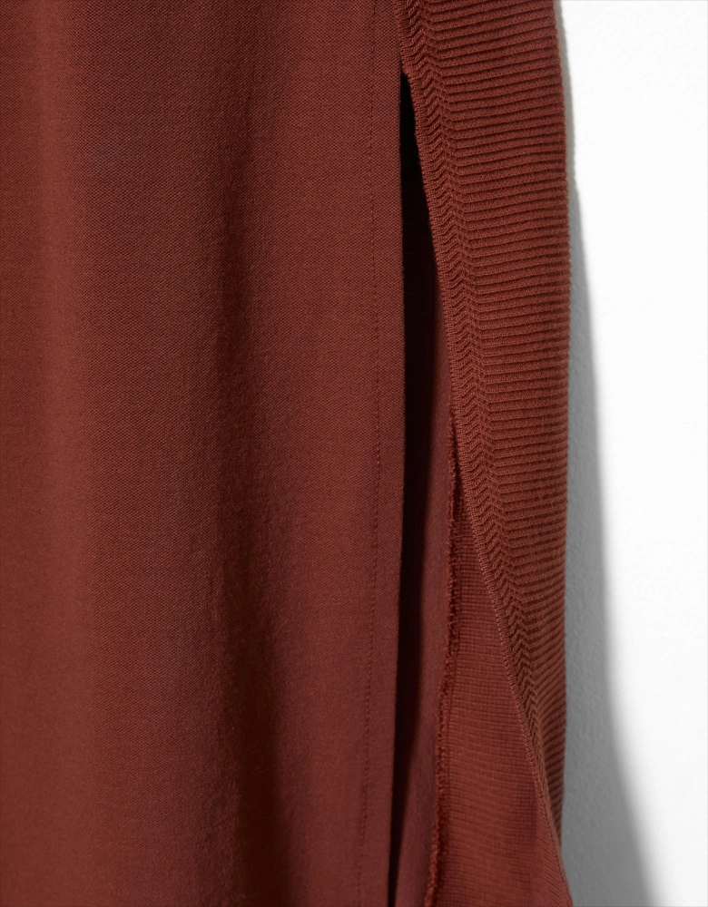 Vestido Malha Retilinea Lateral