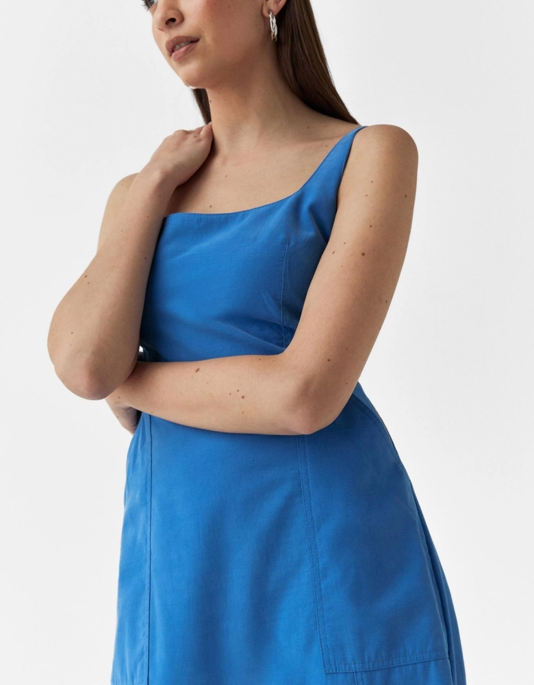 Vestido Midi Bolsos