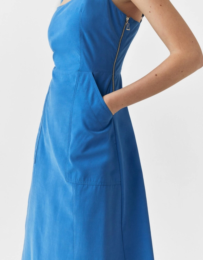 Vestido Midi Bolsos