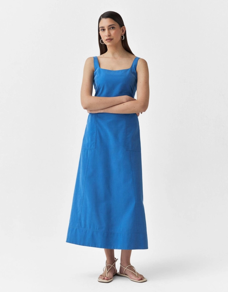 Vestido Midi Bolsos