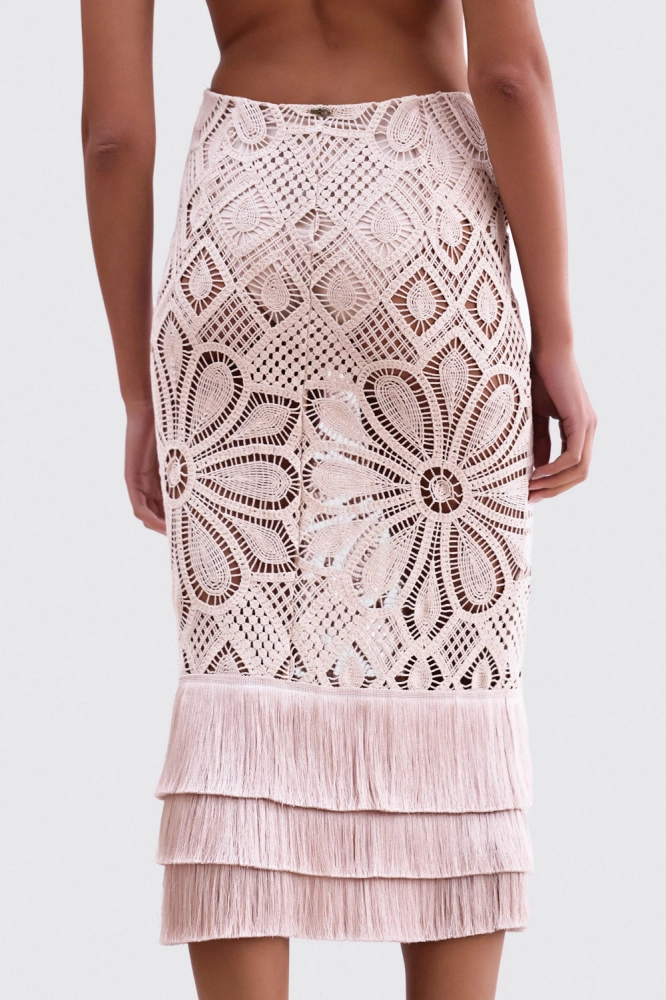 VESTIDO MIDI CROCHET FLOWER