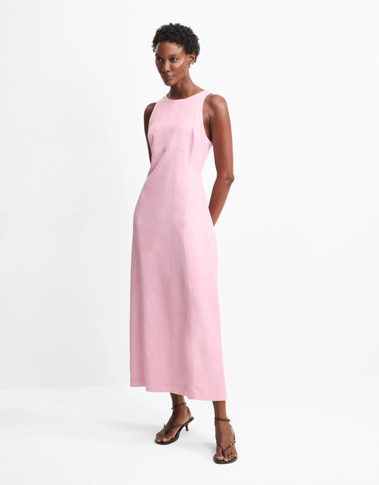 Vestido midi recortes
