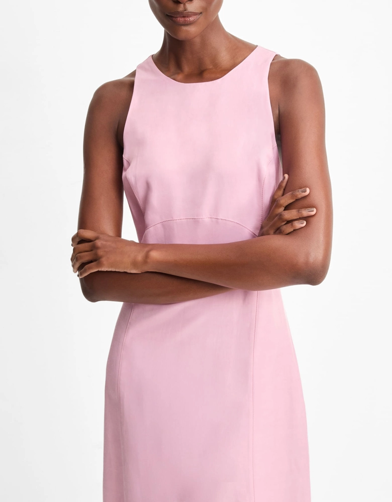 Vestido midi recortes