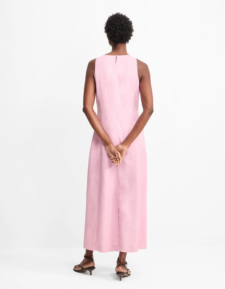 Vestido midi recortes