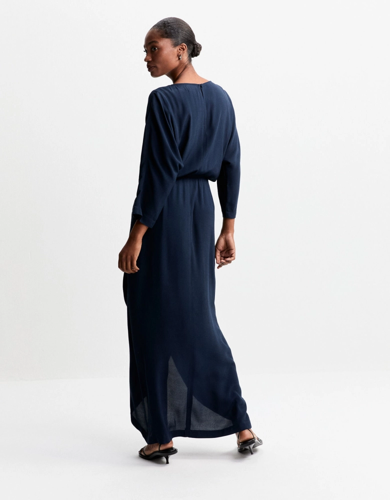 Vestido midi transpasse