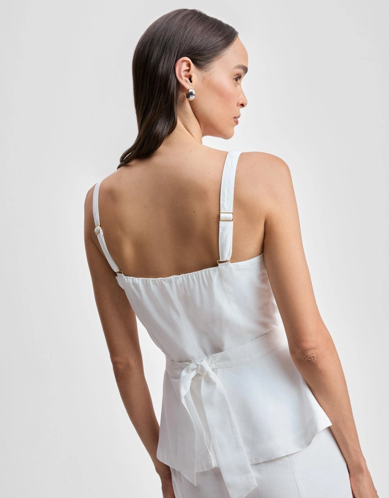 Vestido Reto Com Peplum