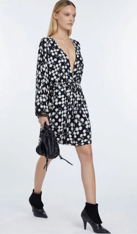 Vestido Tunica Kimono Pois Damas