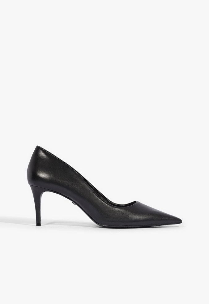 SAPATO SCARPIN LENA LOW COURO