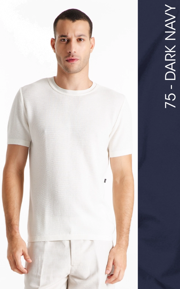 T-SHIRT VISCO MESCLA  PIQUET MC ELLUS