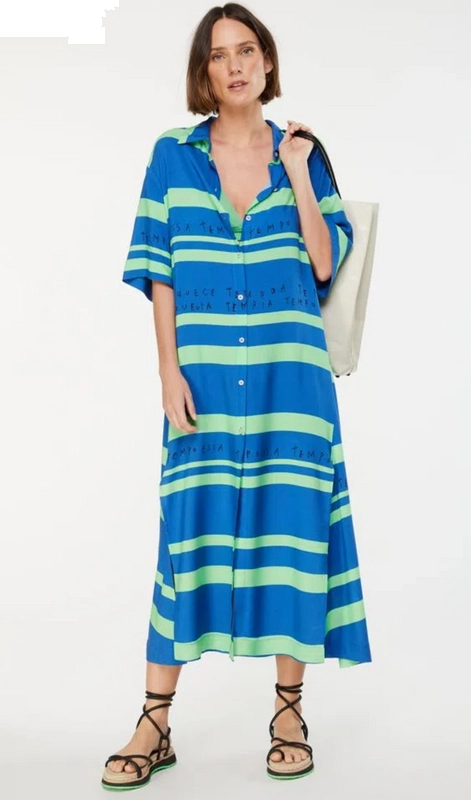 Vestido Camisaria Animale