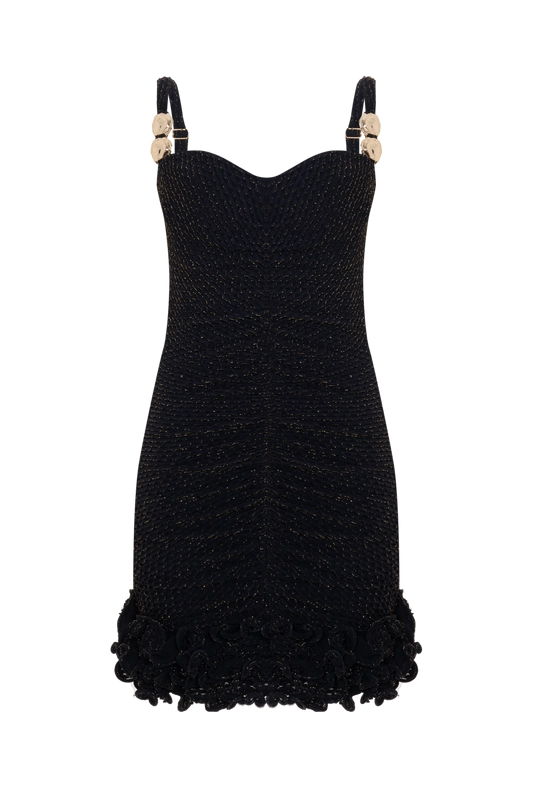 VESTIDO CURTO MALHA GAVEA  PATBO