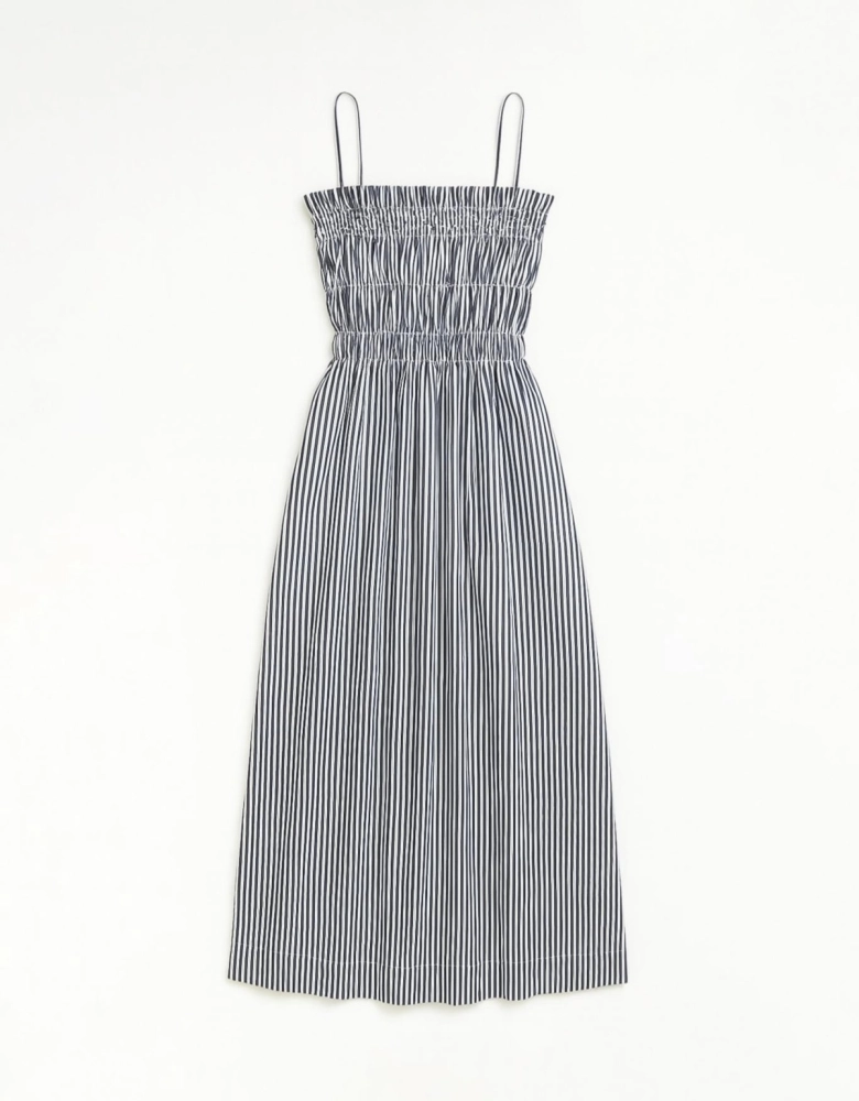 Vestido Evasê Fio Tinto P&b