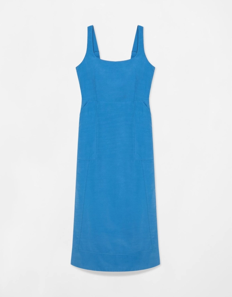 Vestido Midi Bolsos shoulder