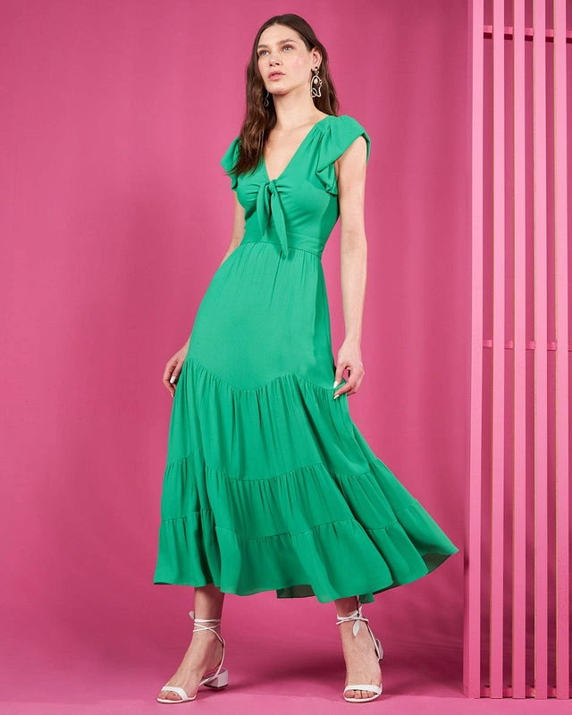 Vestido Midi Laço