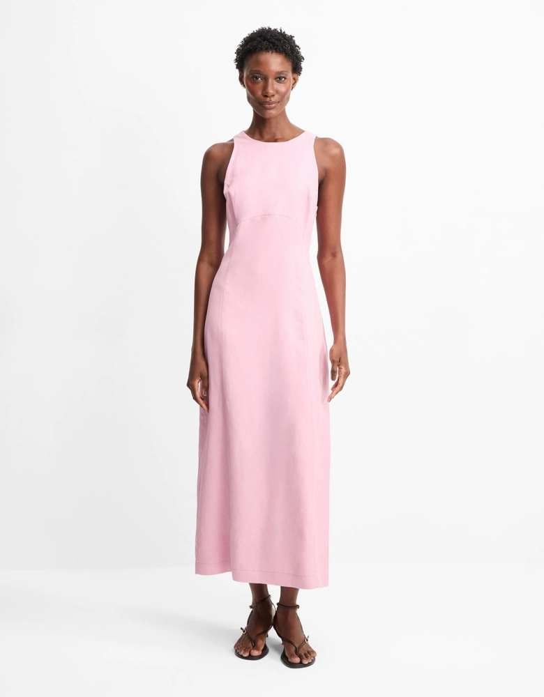 Vestido midi recortes