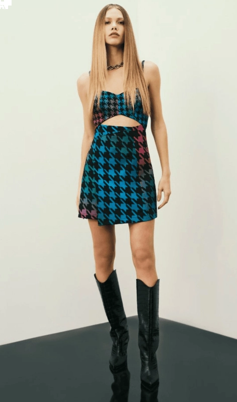 Vestido Mini Recorte S Club