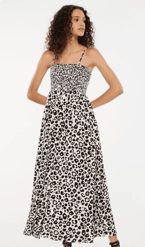 Vestido Onça Praia Kirli Animale