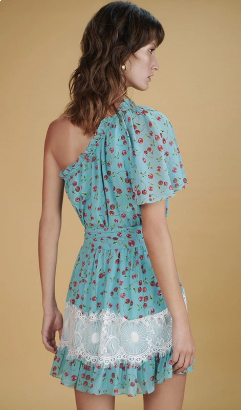 Vestido Um Ombro Só Cherry Skazi